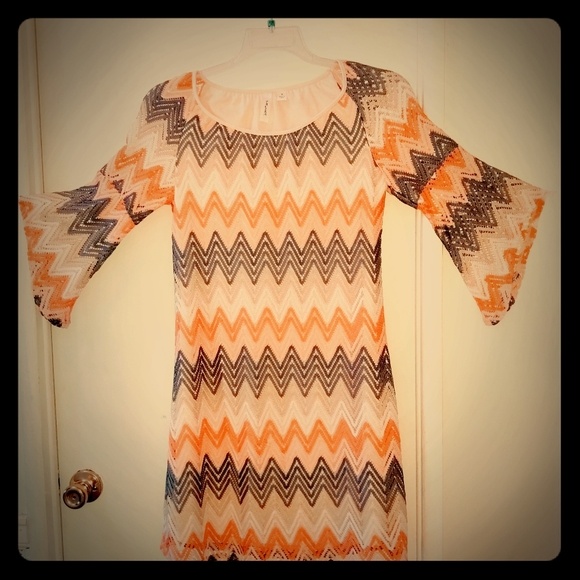 Retro zig zag dress. S - Picture 7 of 7